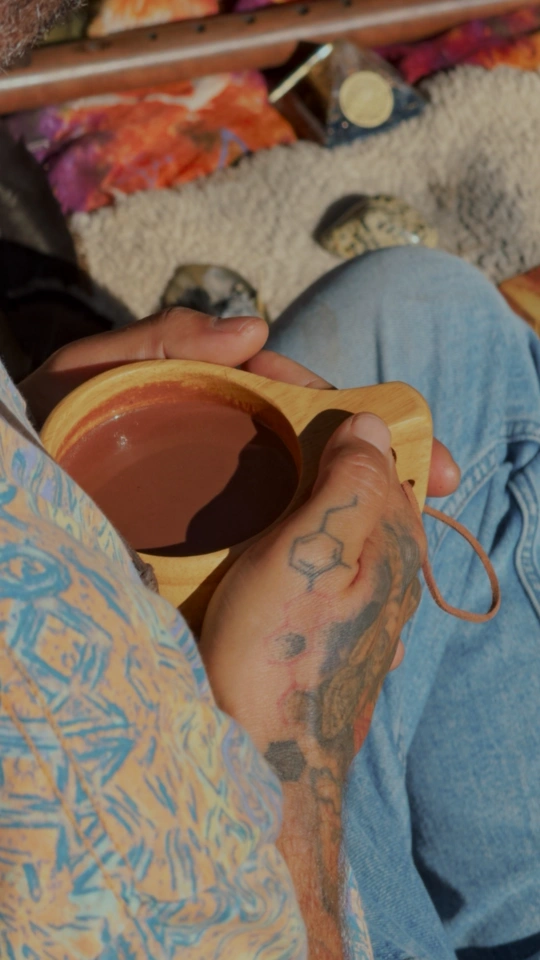 tattoo retreat intention setting with cacao